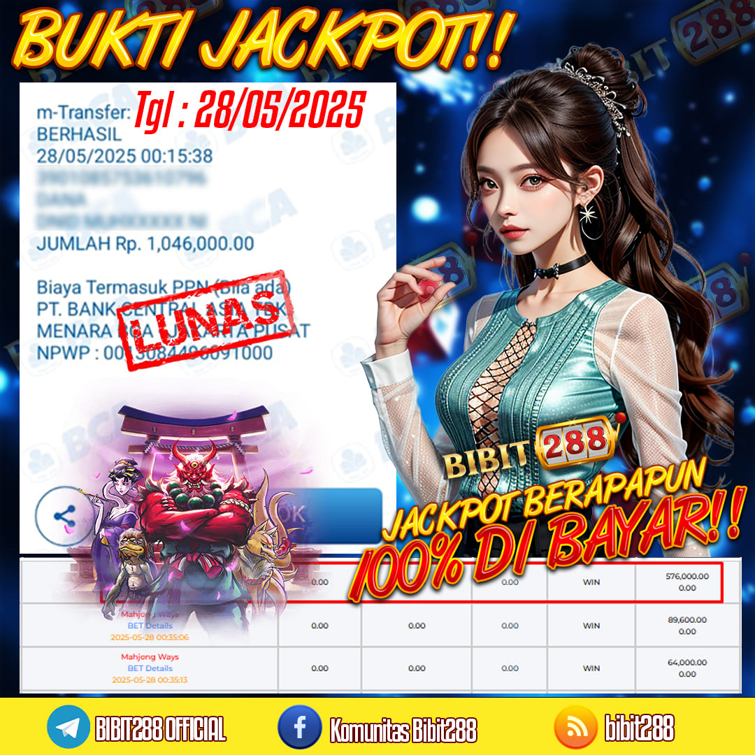 BUKTI JACKPOT LUNAS SLOT SPIRIT WONDERS ID : bu****77