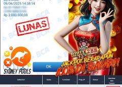 BUKTI JACKPOT SYDNEY POOLS ID : B***TA