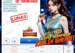 BUKTI JACKPOT LUNAS CASINO BACCARAT CLASSIC ID : p****s