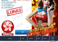 BUKTI JACKPOT HONGKONG POOLS ID : W*****75